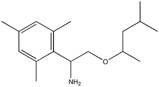 2-[(4-methylpentan-2-yl)oxy]-1-(2,4,6-trimethylphenyl)ethan-1-amine Struktur