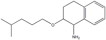 2-[(4-methylpentyl)oxy]-1,2,3,4-tetrahydronaphthalen-1-amine Struktur