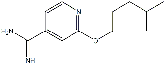 2-[(4-methylpentyl)oxy]pyridine-4-carboximidamide Struktur