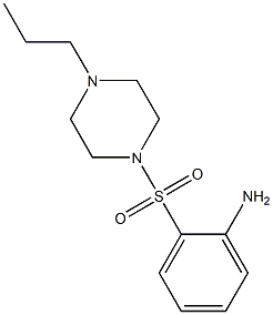 2-[(4-propylpiperazin-1-yl)sulfonyl]aniline Struktur