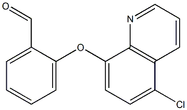 2-[(5-chloroquinolin-8-yl)oxy]benzaldehyde Struktur