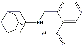 2-[(adamantan-1-ylamino)methyl]benzamide Struktur