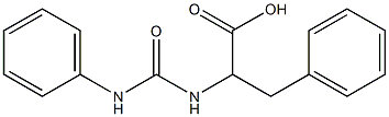 2-[(anilinocarbonyl)amino]-3-phenylpropanoic acid Struktur