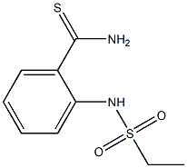 2-[(ethylsulfonyl)amino]benzenecarbothioamide Struktur