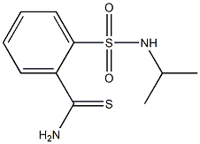 2-[(isopropylamino)sulfonyl]benzenecarbothioamide Struktur