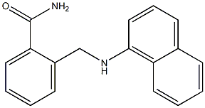 2-[(naphthalen-1-ylamino)methyl]benzamide Struktur