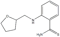 2-[(oxolan-2-ylmethyl)amino]benzene-1-carbothioamide Struktur