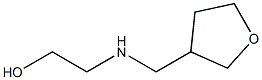 2-[(oxolan-3-ylmethyl)amino]ethan-1-ol Struktur