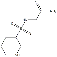 2-[(piperidin-3-ylsulfonyl)amino]acetamide Struktur