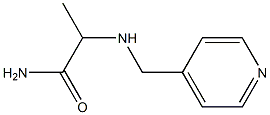 2-[(pyridin-4-ylmethyl)amino]propanamide Struktur