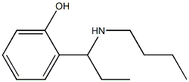 2-[1-(butylamino)propyl]phenol Struktur