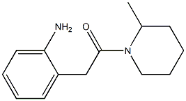 2-[2-(2-methylpiperidin-1-yl)-2-oxoethyl]aniline Struktur