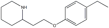 2-[2-(4-ethylphenoxy)ethyl]piperidine Struktur