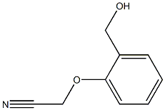 2-[2-(hydroxymethyl)phenoxy]acetonitrile Struktur