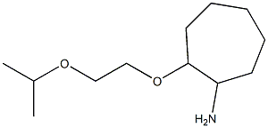 2-[2-(propan-2-yloxy)ethoxy]cycloheptan-1-amine Struktur