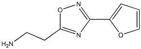 2-[3-(furan-2-yl)-1,2,4-oxadiazol-5-yl]ethan-1-amine Struktur