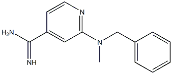 2-[benzyl(methyl)amino]pyridine-4-carboximidamide Struktur