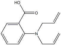 2-[bis(prop-2-en-1-yl)amino]benzoic acid Struktur