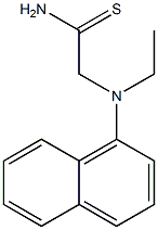 2-[ethyl(1-naphthyl)amino]ethanethioamide Struktur