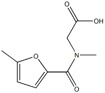 2-[N-methyl(5-methylfuran-2-yl)formamido]acetic acid Struktur