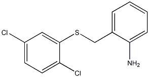 2-{[(2,5-dichlorophenyl)sulfanyl]methyl}aniline Struktur