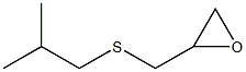2-{[(2-methylpropyl)sulfanyl]methyl}oxirane Struktur