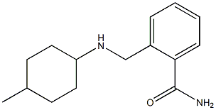 2-{[(4-methylcyclohexyl)amino]methyl}benzamide Struktur