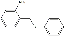 2-{[(4-methylphenyl)sulfanyl]methyl}aniline Struktur