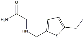 2-{[(5-ethylthiophen-2-yl)methyl]amino}acetamide Struktur