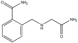 2-{[(carbamoylmethyl)amino]methyl}benzamide Struktur