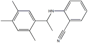 2-{[1-(2,4,5-trimethylphenyl)ethyl]amino}benzonitrile Struktur