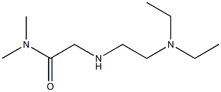 2-{[2-(diethylamino)ethyl]amino}-N,N-dimethylacetamide Struktur