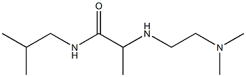 2-{[2-(dimethylamino)ethyl]amino}-N-(2-methylpropyl)propanamide Struktur