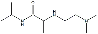 2-{[2-(dimethylamino)ethyl]amino}-N-(propan-2-yl)propanamide Struktur