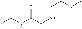 2-{[2-(dimethylamino)ethyl]amino}-N-ethylacetamide Struktur