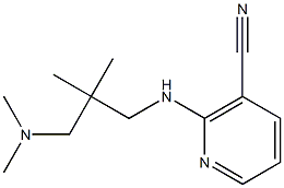 2-{[3-(dimethylamino)-2,2-dimethylpropyl]amino}nicotinonitrile Struktur