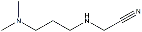 2-{[3-(dimethylamino)propyl]amino}acetonitrile Struktur