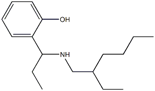 2-{1-[(2-ethylhexyl)amino]propyl}phenol Struktur