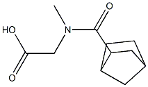 2-{bicyclo[2.2.1]heptan-2-yl-N-methylformamido}acetic acid Struktur