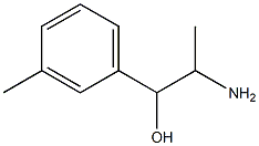 2-amino-1-(3-methylphenyl)propan-1-ol Struktur