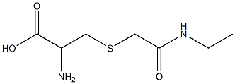 2-amino-3-{[2-(ethylamino)-2-oxoethyl]thio}propanoic acid Struktur