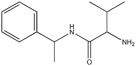 2-amino-3-methyl-N-(1-phenylethyl)butanamide Struktur