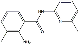 2-amino-3-methyl-N-(6-methylpyridin-2-yl)benzamide Struktur