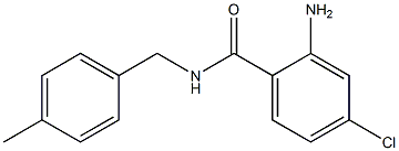 2-amino-4-chloro-N-(4-methylbenzyl)benzamide Struktur