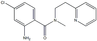 2-amino-4-chloro-N-methyl-N-[2-(pyridin-2-yl)ethyl]benzamide Struktur