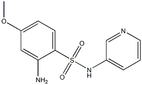 2-amino-4-methoxy-N-(pyridin-3-yl)benzene-1-sulfonamide Struktur