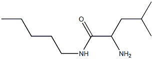 2-amino-4-methyl-N-pentylpentanamide Struktur