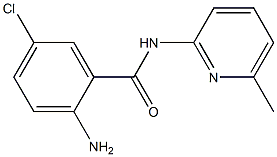 2-amino-5-chloro-N-(6-methylpyridin-2-yl)benzamide Struktur