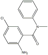 2-amino-5-chloro-N-methyl-N-phenylbenzamide Struktur