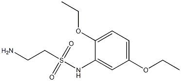 2-amino-N-(2,5-diethoxyphenyl)ethane-1-sulfonamide Struktur